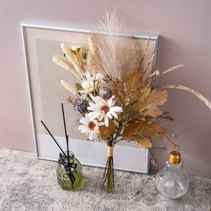 CallaFloral <b>Artificial</b> Daisy <b>Bouquet</b> Plastic Woven Fabric Home Decor Wedding Props CF01281 - Product Image 1