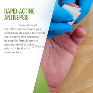 Lingettes stériles jetables en gros, écologiques, antibactériennes, mini format, 70 % d'alcool isopropylique, qualité supérieure - Product Image 3