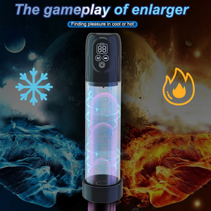 自動吸引式電動セックスグッズ 振動式拡大真空ポンプ 男性用陰茎増大ポンプ - Product Image 4