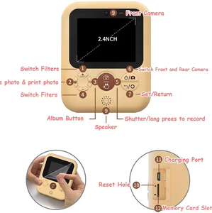 Câmera Digital de Brinquedo para Crianças Winait 12MP com Impressão <span class=keywords><strong>Instant</strong></span>ânea Térmica - Product Image 2