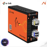 Répéteur OEO 3R 25G avec écran intégré, gestion USB-C, surveillance via application mobile pour alarme réseau R&D et bouclage pour fibre optique