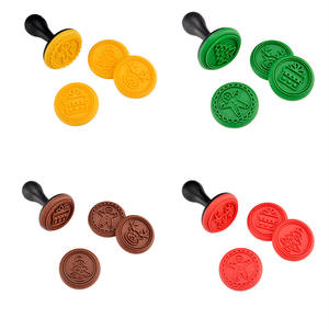 ชุดแม่พิมพ์อบคุกกี้ซิลิโคนน่ารักมาใหม่ชุดคริสมาสต์ชุดคุกกี้แสตมป์ของเล่นเด็ก - Product Image 4