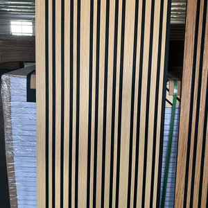 Pannelli Acustici in Feltro PET con Design Personalizzato a Strisce di <span class=keywords><strong>Legno</strong></span> Intrecciate Larghe e Strette per Decorazione Murale - Product Image 1