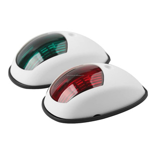Feux <span class=keywords><strong>de</strong></span> navigation marine 2 pièces 12V 24V LED, feux <span class=keywords><strong>de</strong></span> signalisation pour bateau, accessoires <span class=keywords><strong>de</strong></span> yacht, lampes rouge et verte pour camion et <span class=keywords><strong>remorque</strong></span> - Product Image 3