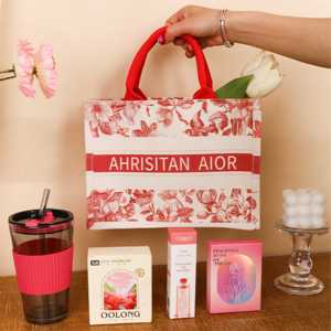 Bolsas de Tela de Algodón Rosa Personalizadas con Logotipo Impreso, Ecológicas, de Gran Capacidad, para Compras y Empaque - Product Image 3