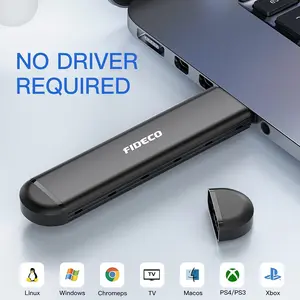 FIDECO एल्यूमीनियम hdd संलग्नक यूएसबी 3.1 gen2 pcie ssd m.2 nvme संलग्नक