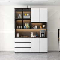 Ensemble d'accessoires pour armoire de cuisine en bois importé, moderne, stratifié, écologique, réglable, personnalisable, console de rangement