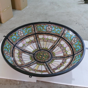 โรงงานรับผลิตโดมกระจกสีแบบกำหนดเองสำหรับตกแต่งเพดานหลังคาโรงแรม/วิลล่า Lovely Guy - Product Image 3