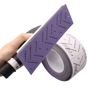 Kertas Amplas Keramik Ungu 70MM*12M dengan Sistem Hook and Loop untuk Poles Cat Mobil, Pengamplasan, dan Penghisap Debu - Product Image 3