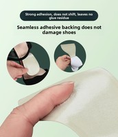 Semelle intérieure spéciale à sept points pour chaussures à talons hauts, antidérapante, absorbant la transpiration, sèche, confortable, élastique, décompression, coussinet 3/4 pour sandales