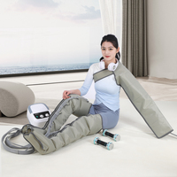 Bottes de récupération à compression d'air personnalisables pour tout le corps avec contrôle de la minuterie, masseur pour la thérapie des pieds et des jambes