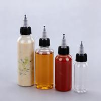 Bouteille de sauce compressible en PE de qualité alimentaire personnalisée en gros, mini-bouteille vide pour condiments, idéale pour le ketchup et les vinaigrettes