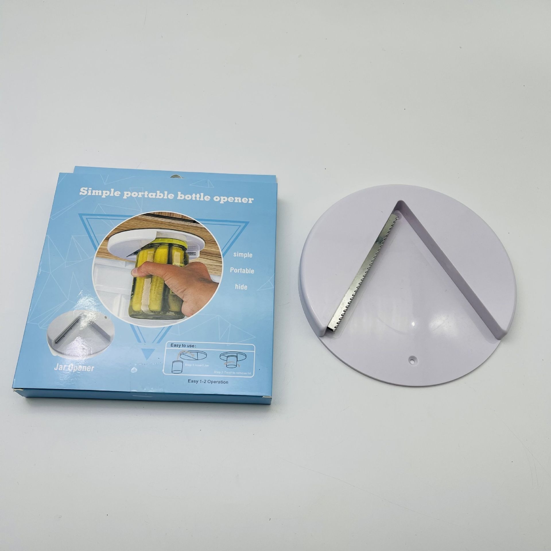White with 2 holes   box packing