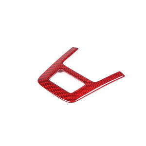 <span class=keywords><strong>Pour</strong></span> 2013 <span class=keywords><strong>Ferrari</strong></span> F12 Berlinetta véritable fibre de carbone voiture intérieur rouge Fiber de carbone contrôle Central P interrupteur de vitesse cadre décoratif - Product Image 2