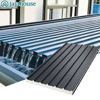 Panneau sandwich en aluminium insonorisé, écologique et moderne avec âme en PU pour toiture, mur extérieur, entrepôt, usage résidentiel et commercial