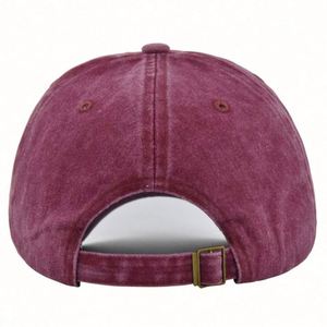 หมวกเบสบอลปักโลโก้แบบกำหนดเองราคาถูกพร้อมส่ง หมวกเบสบอลแบบเรียบ ขายส่ง หมวกเบสบอลผ้าฝ้าย 100% แบบซักแล้ว - Product Image 4