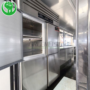 Siyah en çok satan tam mutfak donatılmış mobil gıda kamyonu Fast Food römork VIN numarası ile aperatifler ve Hotdogs için - Product Image 3