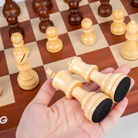15 "Magnetic Wooden Chess Sets Schach Checkers Set mit 2 Extra Queens Faltbares Holz schachspiel Board Handmade Portable
