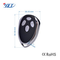 Control Remoto Universal Inteligente para el Hogar con Aprendizaje Automático de Códigos para YET001 con 4 Botones y Alcance de 100m