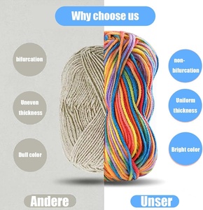 Relleno de Algodón Grueso, Algodón Fácil de Usar, 32% Nailon, Hilo de Tubo Trenzado a Mano - Product Image 3