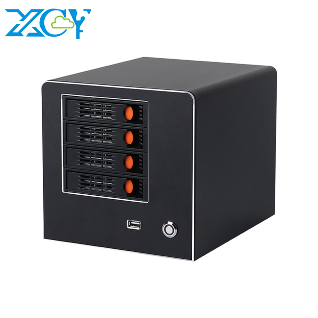180W NAS Router Intel N150 DDR5 Triple LAN Quad Bay Computer Private Cloud Linux Mini PC Router High-Capacity 4-Bay Home NAS