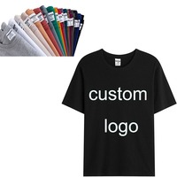 Custom Heavyweight 100% katoenen heren oversized T-shirt plus size grote lange wijde pasvorm cropped lengte print logo gebreid 260 gram
