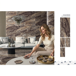 Ascort Navy 600x1200mm Glossy Digital Porcelain Tiles 60x120cm Polished Floor and <b>Wall</b> Tiles for Commercial Interiors - Product Image 2
