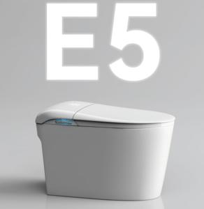 Inodoro <span class=keywords><strong>Inteligente</strong></span> Moderno de Una Pieza, Automático, de Cerámica, con Control Remoto Incluido, Drenaje en Forma de S y Asiento con Calefacción para el <span class=keywords><strong>Baño</strong></span> - Product Image 1