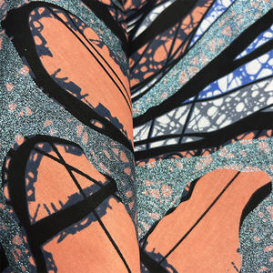 Tout nouveau tissu africain Batik Bikini imprimé Batik dames <span class=keywords><strong>robe</strong></span> <span class=keywords><strong>de</strong></span> soirée tissu à coudre paillettes sable estampage à chaud tissu 6 Yards - Product Image 4