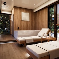 Maison Conteneur Modulaire Moderne en Acier, Villa Capsule Spatiale Portable, Design Japonais Polyvalent pour Sauna et Usage Commercial