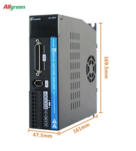AC เซอร์โวมอเตอร์ 200W 400W 600W 750W 1000W 220V 3000RPM 1.27/2.39/3.18N.m ชุดไดร์เวอร์เฟสเดียวสำหรับตัดด้วยเลเซอร์ CNC - Product Image 3