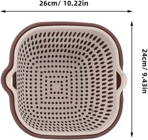 Passoire en plastique de style classique moderne pour accessoires d'ustensiles de cuisine - Product Image 2