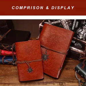 Carnet en cuir de style pirate vintage, carnet à feuilles mobiles rechargeable pour l'école, les voyages, journal intime, bloc-notes, A5 - Product Image 6