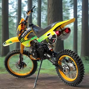125cc की ऑफ-रोड मोटरसाइकिल और डुअल एक्स्ट गंदगी बाइक 125 सीसी 4 स्ट्रोक 125cc गंदगी बाइक - Product Image 3
