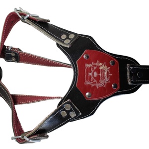 Nuevo arnés de cuero suave de lujo para el cuerpo del perro Arneses para mascotas accesorios para perros Nuevos collares para perros - Product Image 1