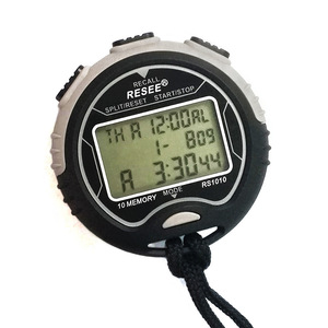 Cronómetro Resistente al Agua RS1010 con Pantalla de Tres Filas, Cronómetro RESEE, Podómetro Electrónico, Temporizador para Correr, Belleza y Natación - Product Image 2
