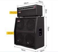 Amplificateur de guitare électrique TV212 Bullfighter avec tête et caisson Celestio, 3 canaux, tubes 12A*7