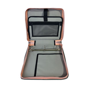 Vente chaude Zipper Binder Étanche <span class=keywords><strong>Nylon</strong></span> 3 Anneaux Zipper Binder 3 Pouces D-Ring Grande Capacité École et Bureau Binder Organisateur - Product Image 2