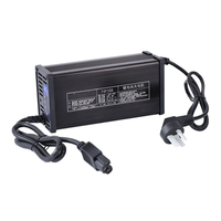 Chargeur au lithium en aluminium avec protection contre la surchauffe 72V-88.2V 10A 84V 87.6V pour deux-roues électriques