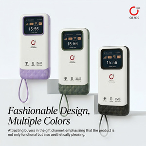 Travel Essential 10500mAh Power Bank 2-in-1 Built-in Type-C Cable LCD Screen 150Mbps EU Bands 4G <b>Mobile</b> WiFi <b>Router</b> CAT4 150Mbps - Product Image 4