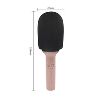 Microphone sans fil portable pour enfants, karaoké, haut-parleur portable, amplificateur de karaoké avec suppression du bruit et écho