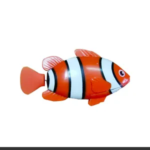 수영 로봇 물고기 유아, 소년 및 소녀를 위한 전기 Turbot Clownfish 물 활성화된 욕조 장난감