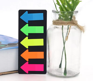 กระดาษโน้ตรูปทรงลูกศร PET กันน้ำ ใช้ซ้ำได้ แถบดัชนีแบบมีกาวในตัว ป้ายกำกับสำหรับทำเครื่องหมายหนังสือ สรุปย่อหน้า - Product Image 4