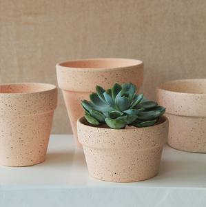 Pot <span class=keywords><strong>de</strong></span> plante en céramique/argile pour plantes succulentes et cactus, design moderne et simple, <span class=keywords><strong>petit</strong></span> format, pour la décoration du bureau ou du balcon - Product Image 1