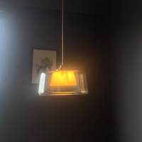 Moderne Messing-, Glas- und Alabaster-Pendelleuchte für Wohnzimmer, Esszimmer, Schlafzimmer, Deckenlampe, Moderner Kronleuchter