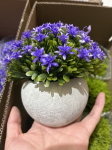 Großhandel künstliche grüne Pflanzen töpfe für Büro Home Decoration - Product Image 5