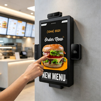 Tablet PC 21,5 Inci Layar Sentuh Dinding Android 14 Pembayaran Tanpa Kontak Mesin Pemesanan Restoran Mesin Penjual Otomatis NFC Tablet PC