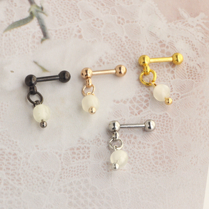 Pendiente de bola de acero inoxidable para hombre y mujer, 16G, tornillo trasero, hélice de nariz, cartílago de la oreja, Piercing pequeño - Product Image 4
