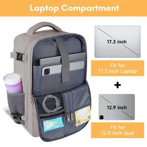 Sac à dos de voyage en gros pour cabine, 40 x 30 x 20 cm, avec compartiment à chaussures - Product Image 3