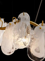 Lustre Suspendu Long de Designer Nordique Moderne, Créatif, pour Salle à Manger et Salle d'Exposition, Décoration de Luxe